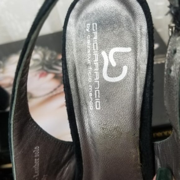 Grigiarancio pin up black suede pump sz7.5 - Picture 5 of 8